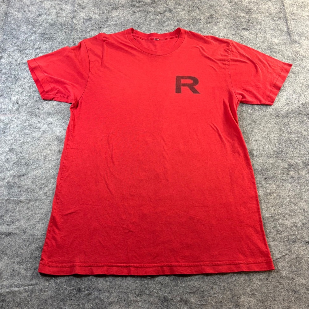 Rogue Fitness Mens Red Graphic T-Shirt Single Stitch Warrior Gym Tee Size Medium